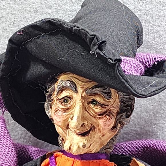 Halloween Candy Witch 14" Tall Lynn Haney Collection by Midwest Imports - Picture 2 of 16